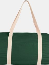 Bullet The Cotton Barrel Duffel (Green) (17.7 x 9.8 x 9.8 inches) - Green