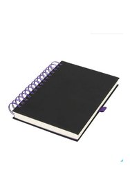 Bullet Wiro journal (Solid Black/Purple) (One Size) - Solid Black/Purple