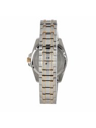 Men's 98K106 Crystal Champagne Dial Stainless Steel Watch