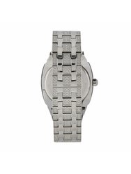 Mens Phantom 96B296 Silver Crystal White Dial Watch