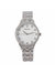 Womens 96X145 Crystal White Dial Watch - Silver