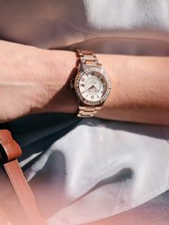 Womens Marine Star Diamond Watch - Rose Goldtone Stainless Steel