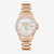Womens Marine Star Diamond Watch - Rose Goldtone Stainless Steel - Rose Gold