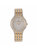 Womens Phantom 98L263 Crystal Gold Silver Dial Watch - Gold