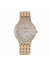 Womens Phantom 98L263 Crystal Gold Silver Dial Watch - Gold