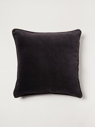 Velvet Black Cushion Cover - Black