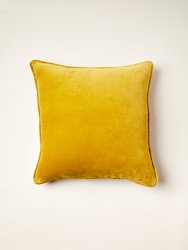 Velvet Ochre Cushion Cover