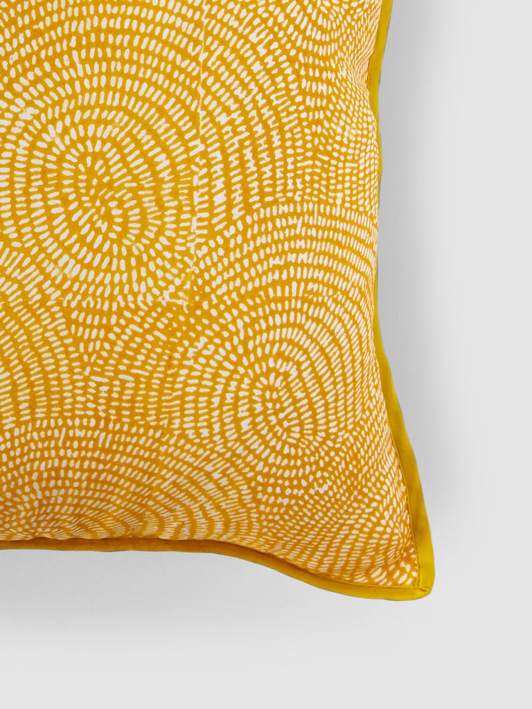 Zen Curry Silk Cushion Cover