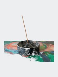 Incense Holder - Black Marble