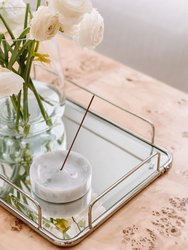 Incense Holder - White Marble