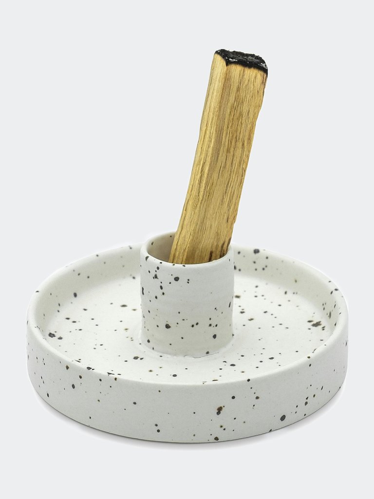 Palo Santo Holder - White - White