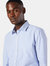 Burton Mens Gingham With Diamond Slim Shirt (Blue)