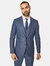 Burton Mens Linen Effect Suit Jacket (Navy) - Navy