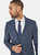 Burton Mens Linen Effect Suit Jacket (Navy)