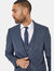 Burton Mens Linen Effect Suit Jacket (Navy)