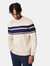 Burton Mens Placement Stripe Jacquard Crew Neck Sweatshirt (Stone) - Stone