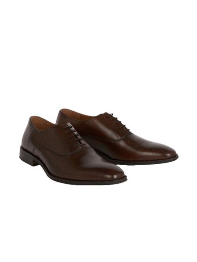 Burton Mens 1904 Plain Leather Oxford Shoes - Tan product