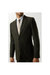 Mens Basketweave Slim Suit Jacket - Green