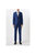 Mens Birdseye Plus And Tall Slim Suit Jacket - Blue