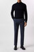 Mens Checked Regular Pants - Navy