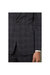 Mens Checked Single-Breasted Skinny Suit Jacket - Burgundy