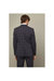 Mens Checked Single-Breasted Skinny Suit Jacket - Burgundy