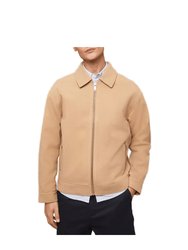 Mens Collared Jacket - Camel