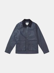 Mens Cord Lined Collar Jacket - Navy