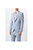 Mens End On End Single-Breasted Skinny Suit Jacket - Pale Blue - Pale Blue