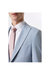 Mens End On End Single-Breasted Skinny Suit Jacket - Pale Blue