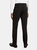 Mens Essential Plain Tailored Suit Trousers - Black