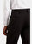Mens Essential Plain Tailored Suit Trousers - Black