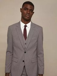 Mens Essential Plus And Tall Tailored Suit Jacket - Light Grey - Light Grey