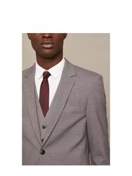 Mens Essential Plus And Tall Tailored Suit Jacket - Light Grey