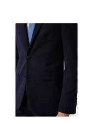 Mens Essential Plus And Tall Tailored Suit Jacket - Navy