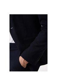 Mens Essential Plus And Tall Tailored Suit Jacket - Navy