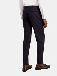 Mens Essential Plus Tailored Suit Trousers - Navy