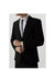 Mens Essential Single-Breasted Skinny Suit Jacket - Black