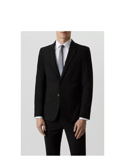 Burton Mens Essential Single-Breasted Skinny Suit Jacket - Black product