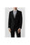 Mens Essential Single-Breasted Skinny Suit Jacket - Black - Black