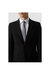 Mens Essential Single-Breasted Skinny Suit Jacket - Black