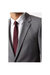 Mens Essential Single-Breasted Skinny Suit Jacket - Light Grey
