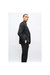 Mens Essential Single-Breasted Slim Suit Jacket In Black