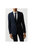 Mens Essential Single-Breasted Slim Suit Jacket - Navy - Navy