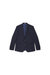 Mens Essential Single-Breasted Slim Suit Jacket - Navy