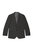 Mens Essential Single-Breasted Tailored Suit Jacket - Charcoal