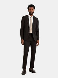 Mens Essential Skinny Suit Trousers - Black - Black