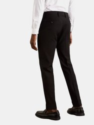 Mens Essential Skinny Suit Trousers - Black