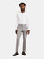Mens Essential Skinny Suit Trousers - Light Grey - Light Grey