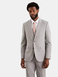 Mens Essential Slim Suit Jacket - Light Grey